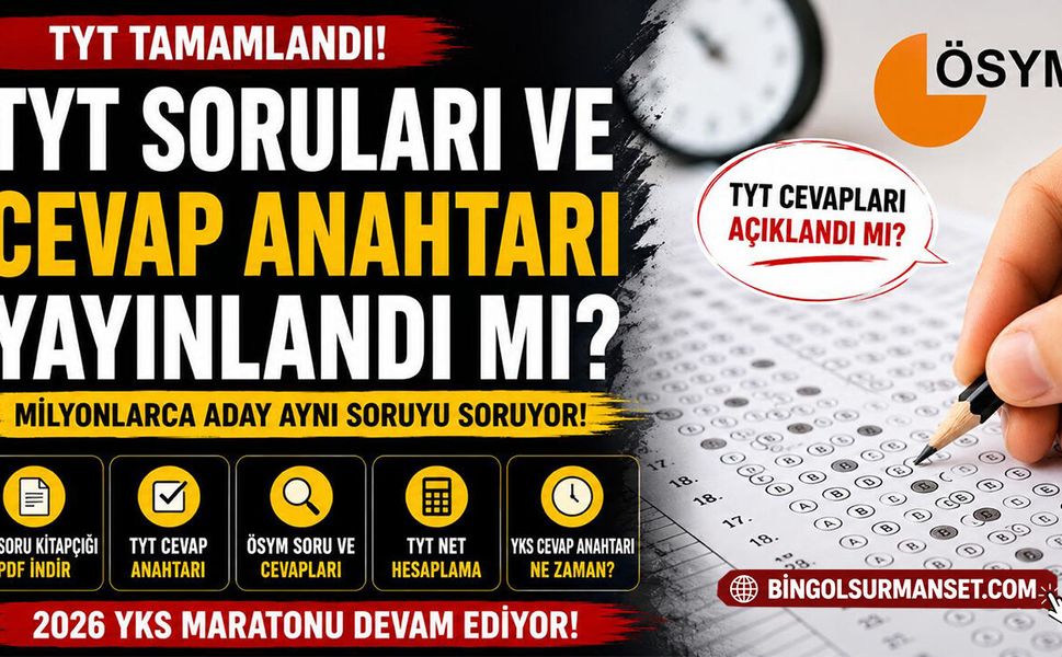 TYT SORULARI VE CEVAP ANAHTARI YAYINLANDI MI? 2026 YKS’DE TYT SORULARI, CEVAPLARI VE SORU KİTAPÇIĞI PDF EKRANI