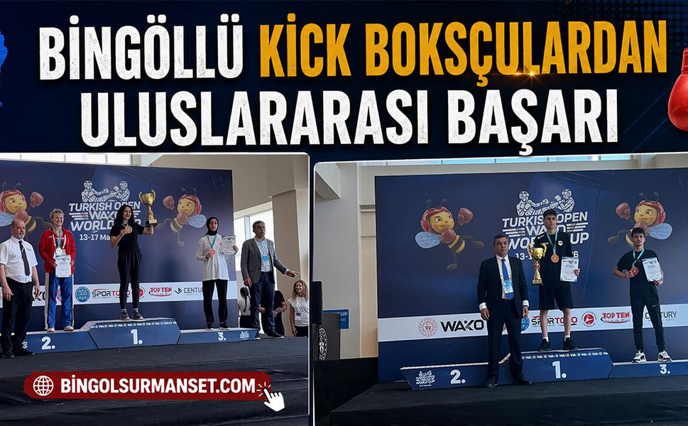 Bingöllü Kick Boksçulardan Uluslararası Başarı