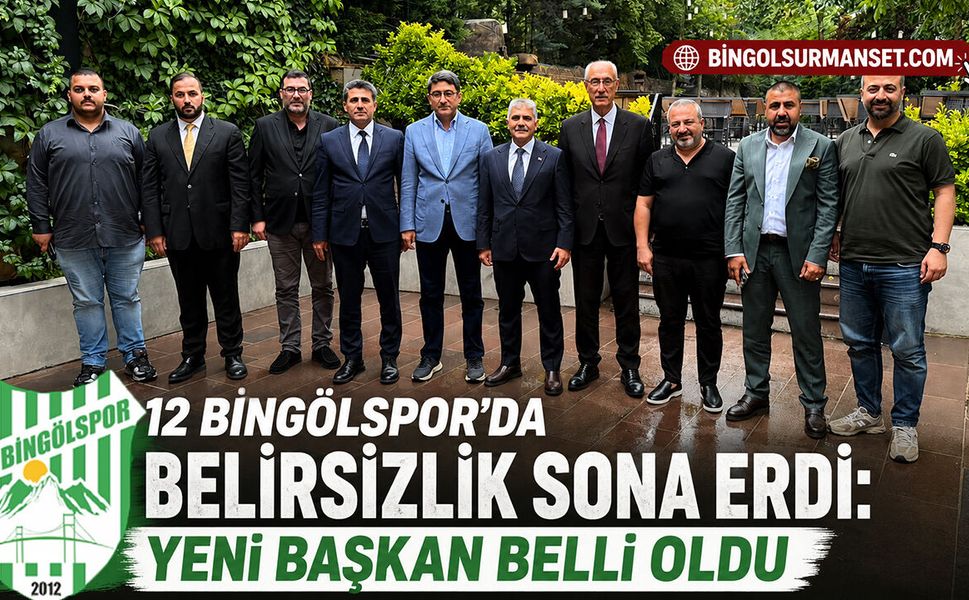 12 Bingölspor'da Belirsizlik Sona Erdi: Yeni Başkan Belli Oldu