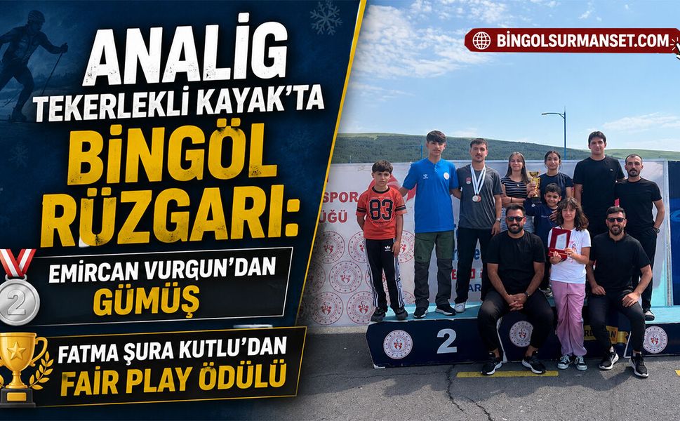 ANALİG Tekerlekli Kayak’ta Bingöl Rüzgarı