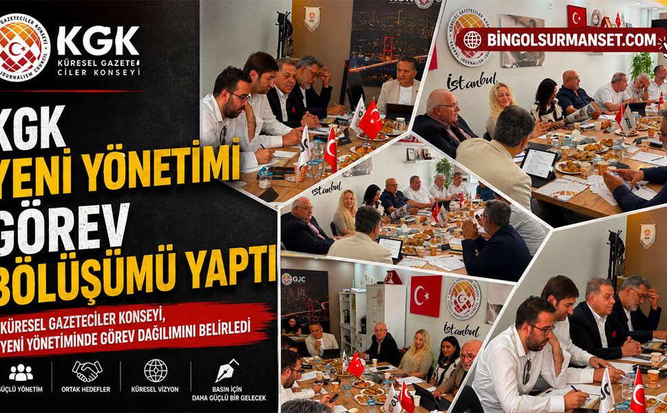 KGK yeni yönetimi görev bölüşümü yaptı