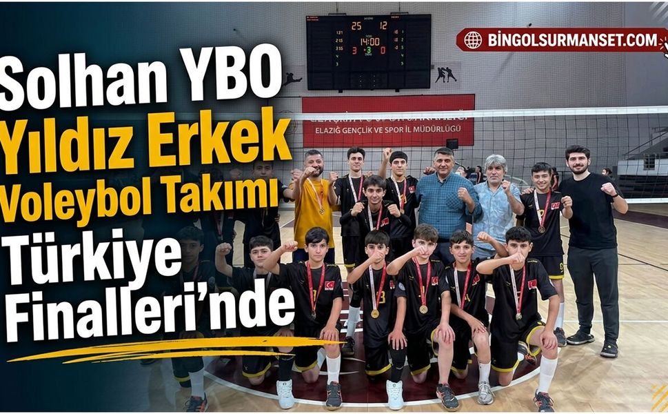 Solhan YBO Yıldız Erkek Voleybol Takımı Türkiye Finalleri’nde