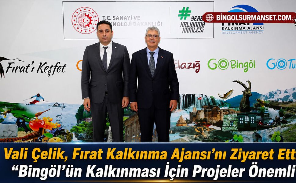 Vali Çelik, Fırat Kalkınma Ajansı’nı Ziyaret Etti