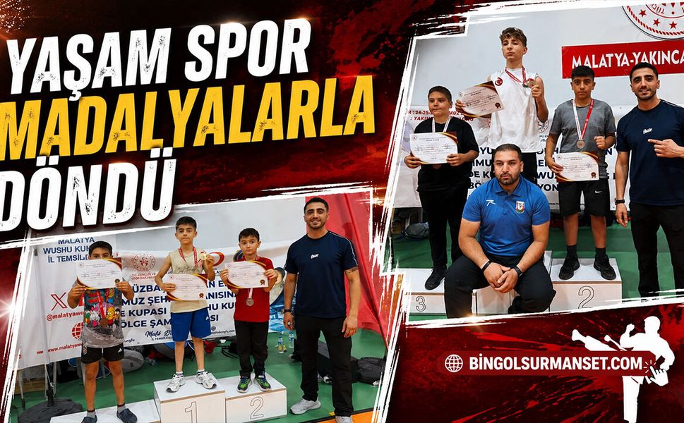 Yaşam Spor Madalyalarla Döndü