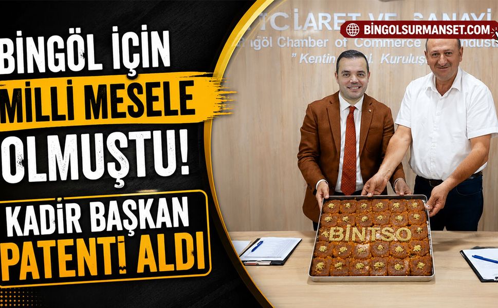 Bingöl Burma Kadayıfı Coğrafi İşaret Tescili Aldı