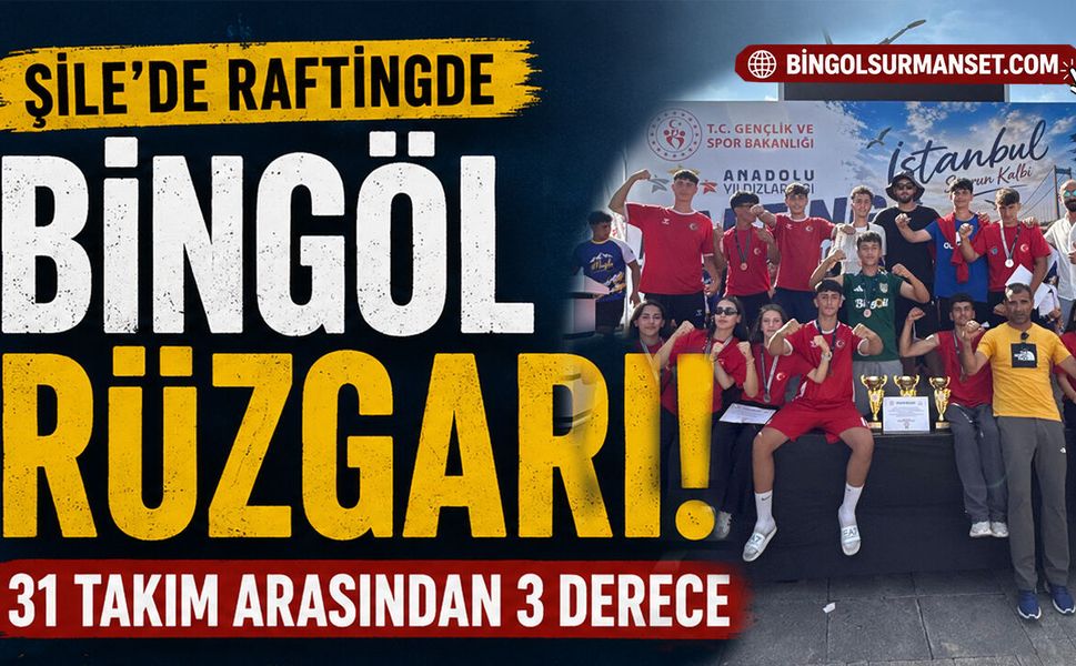 Şile’de Raftingde Bingöl Rüzgarı: 31 Takım Arasından 3 Derece