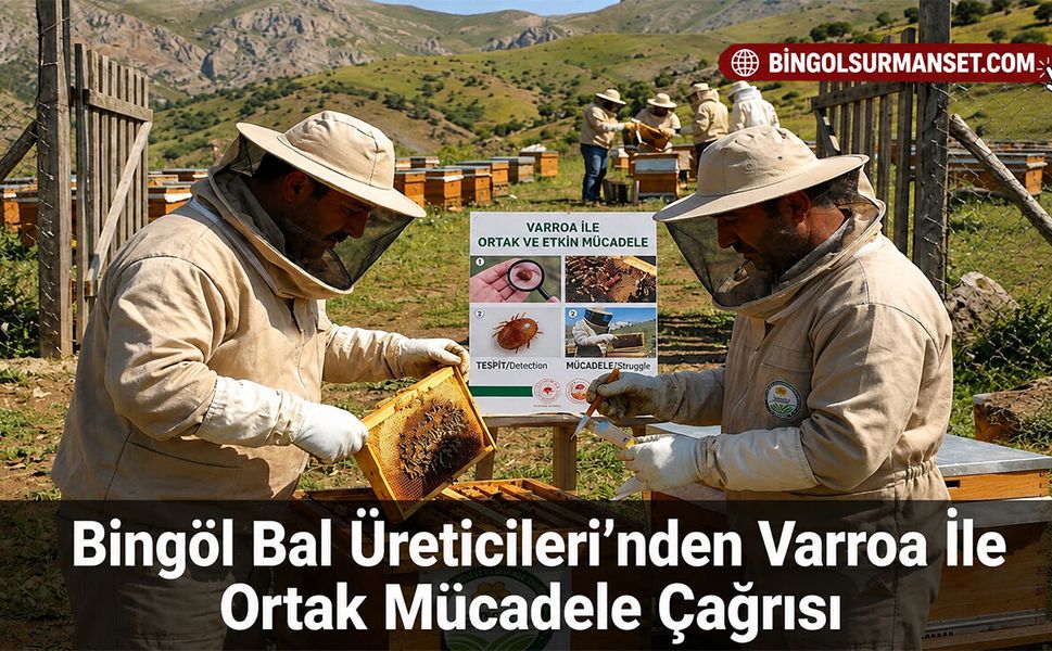 Bingöl Bal Üreticileri’nden Varroa İle Ortak Mücadele Çağrısı
