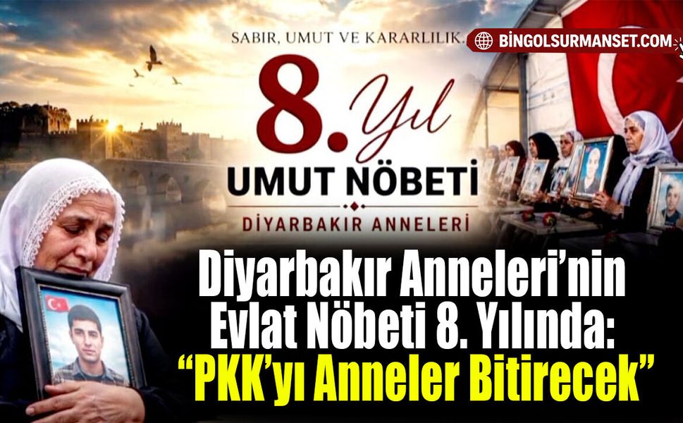 Diyarbakır Anneleri’nin Evlat Nöbeti 8. Yılında: “PKK’yı Anneler Bitirecek”