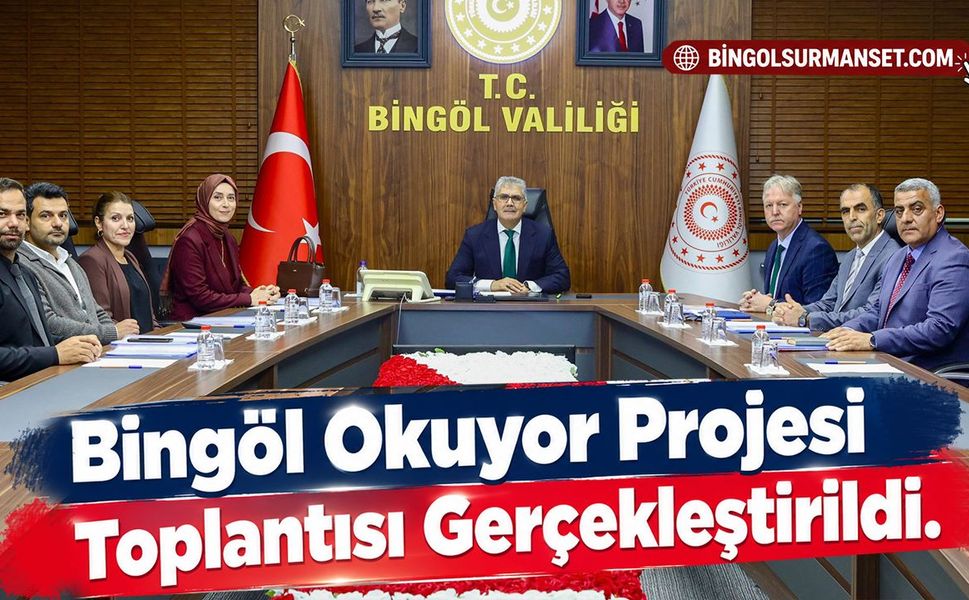 Bingöl Okuyor Projesi Toplantısı Gerçekleştirildi