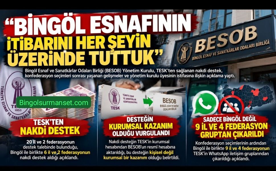 Bingöl Esnafının İtibarını Her Şeyin Üstünde Tuttuk