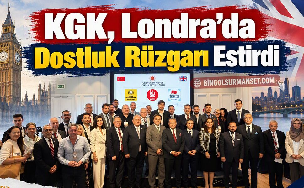 KGK, Londra’da Dostluk Rüzgarı Estirdi