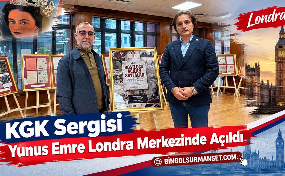 KGK Sergisi Yunus Emre Londra Merkezinde Açıldı